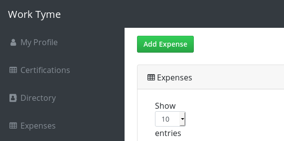 Add expense